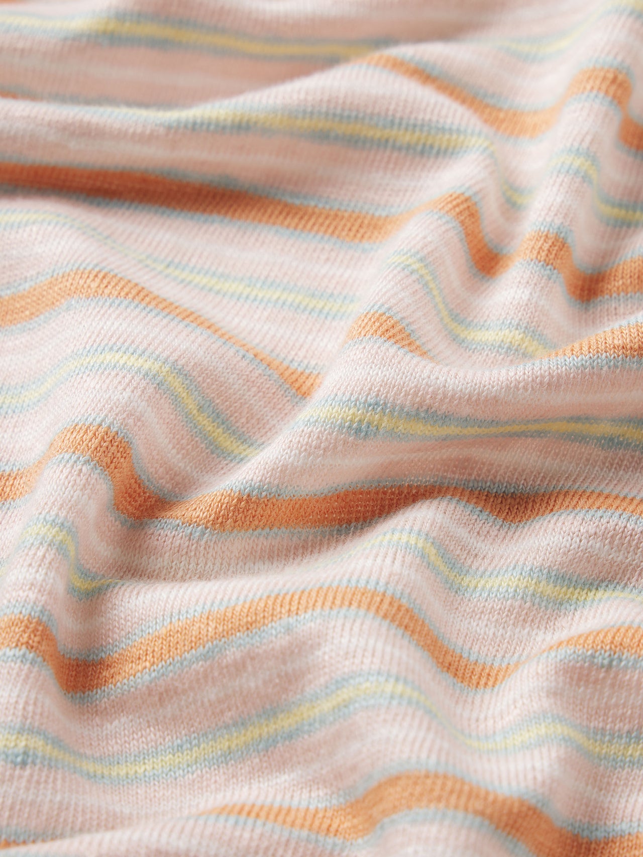 The Striped S/S Polo Pink Sand