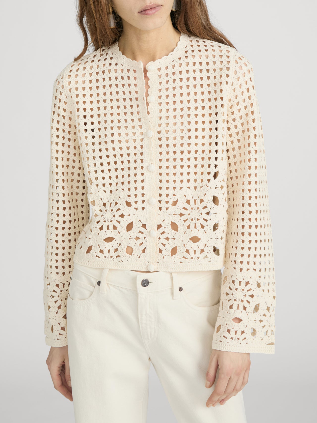 The Postcard Cardi Cream