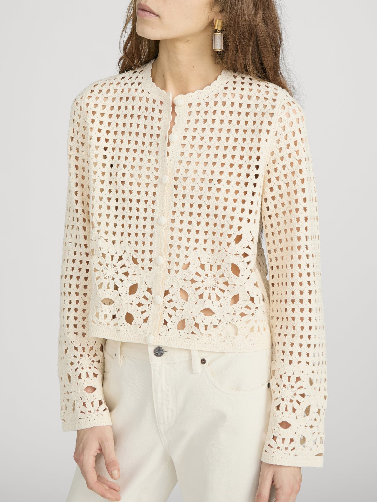 The Postcard Cardi Cream