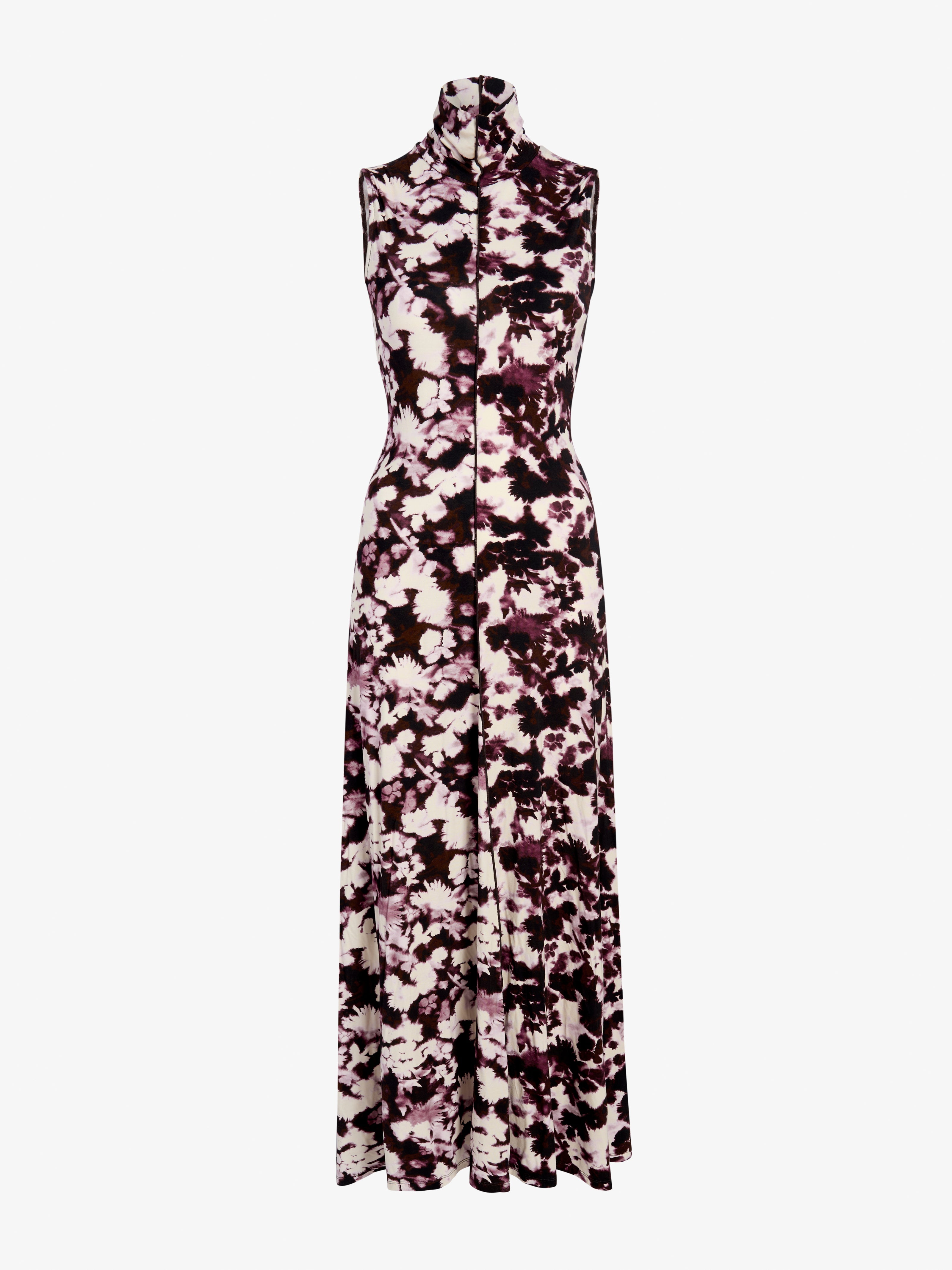 Valentina Dress Wine/Orchid