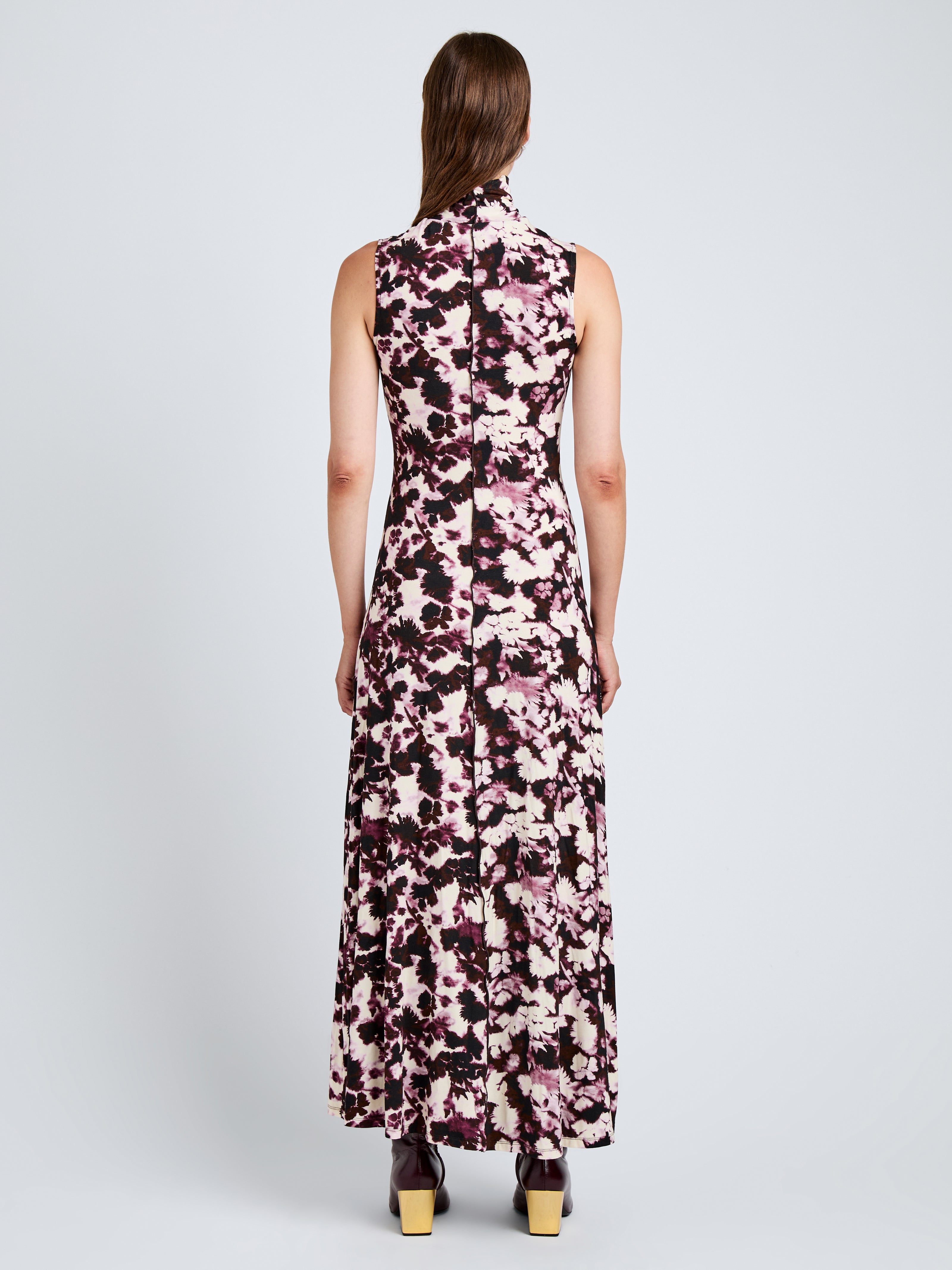 Valentina Dress Wine/Orchid