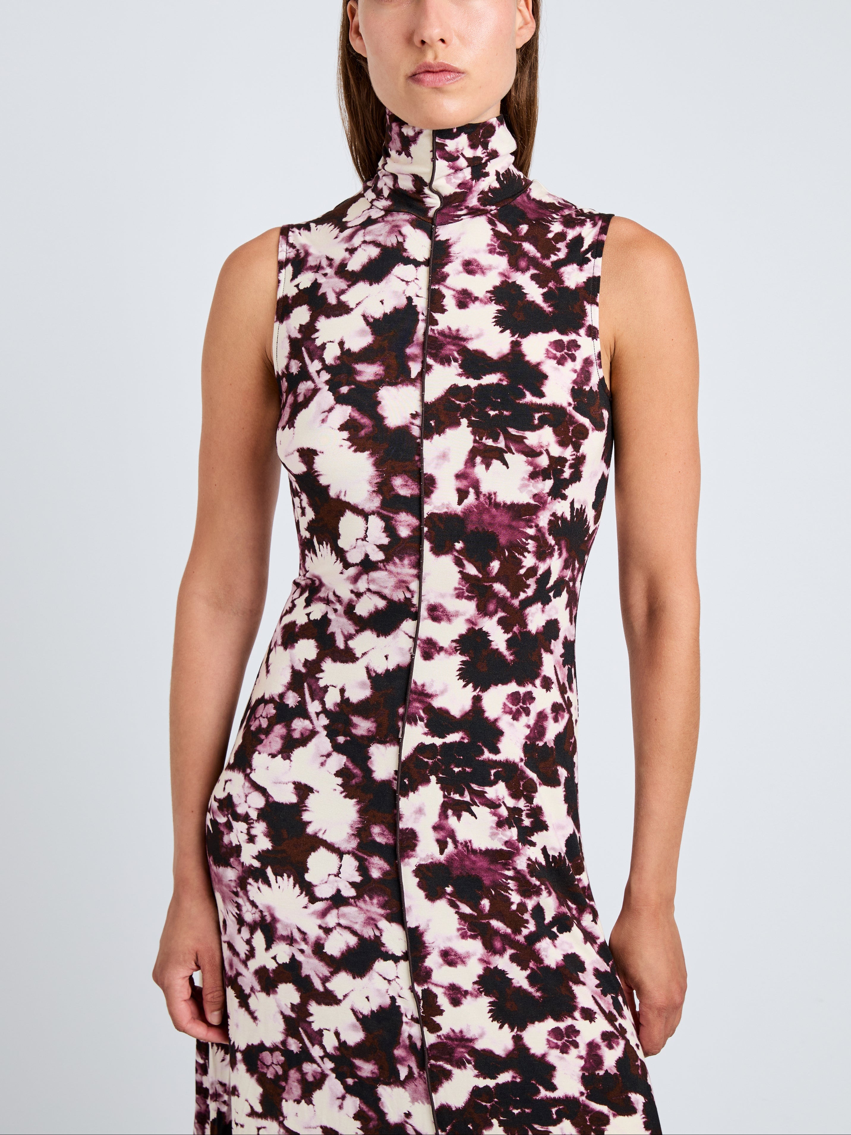 Valentina Dress Wine/Orchid