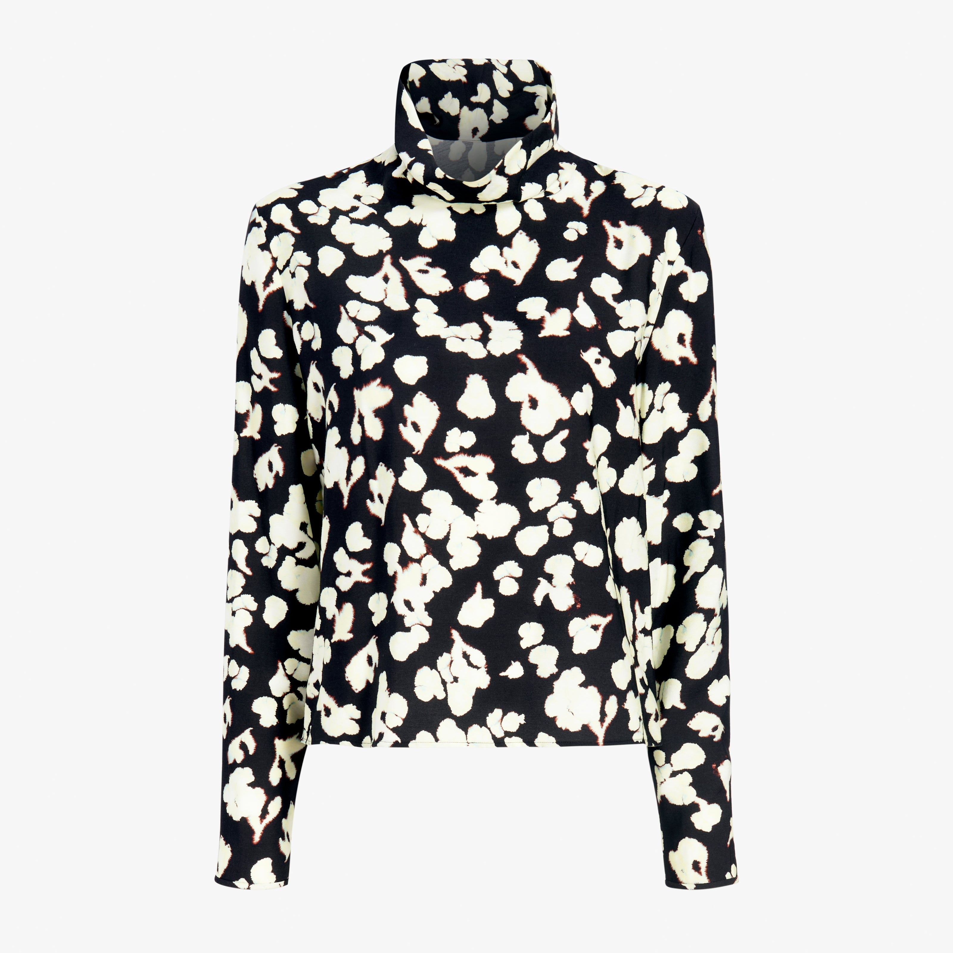Ansel Top Black Floral