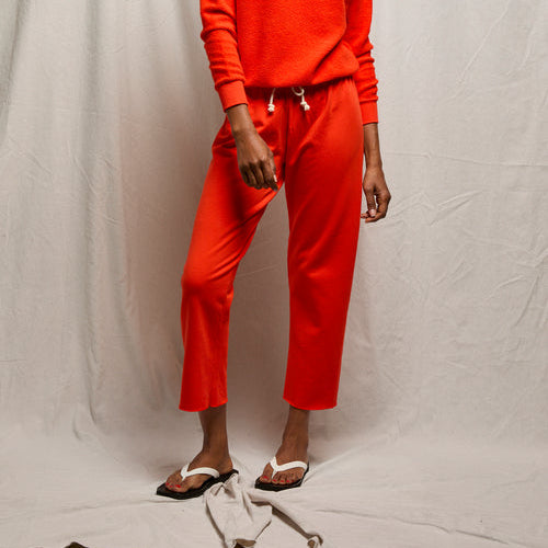 Jamaica Beach Fleece Pant Tomato