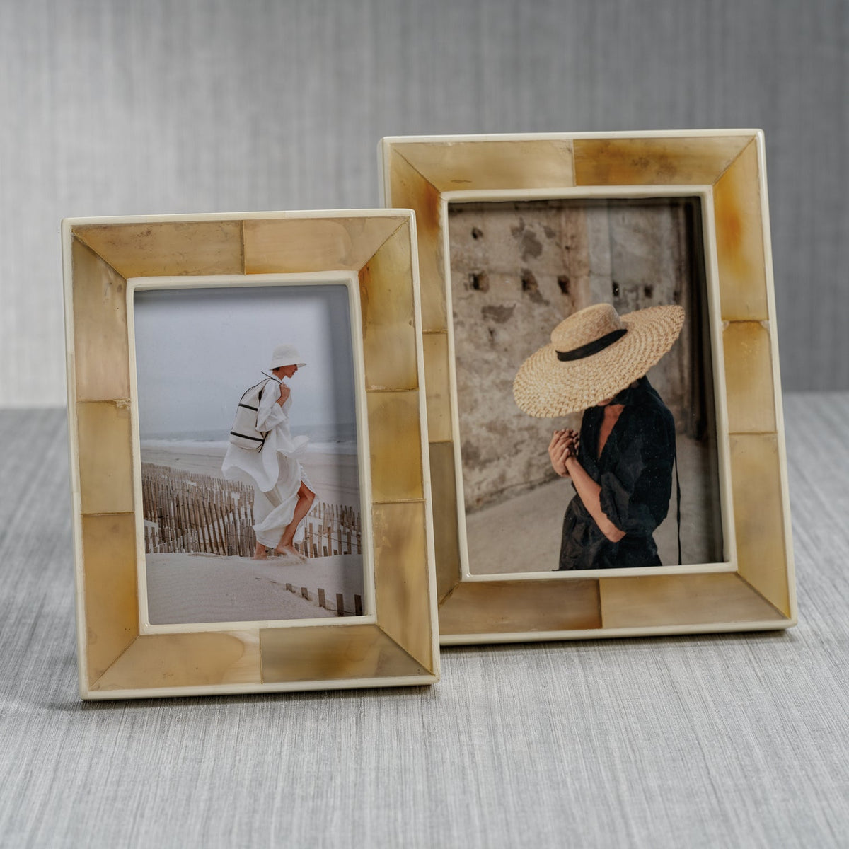 Natural Horn and Bone Frame