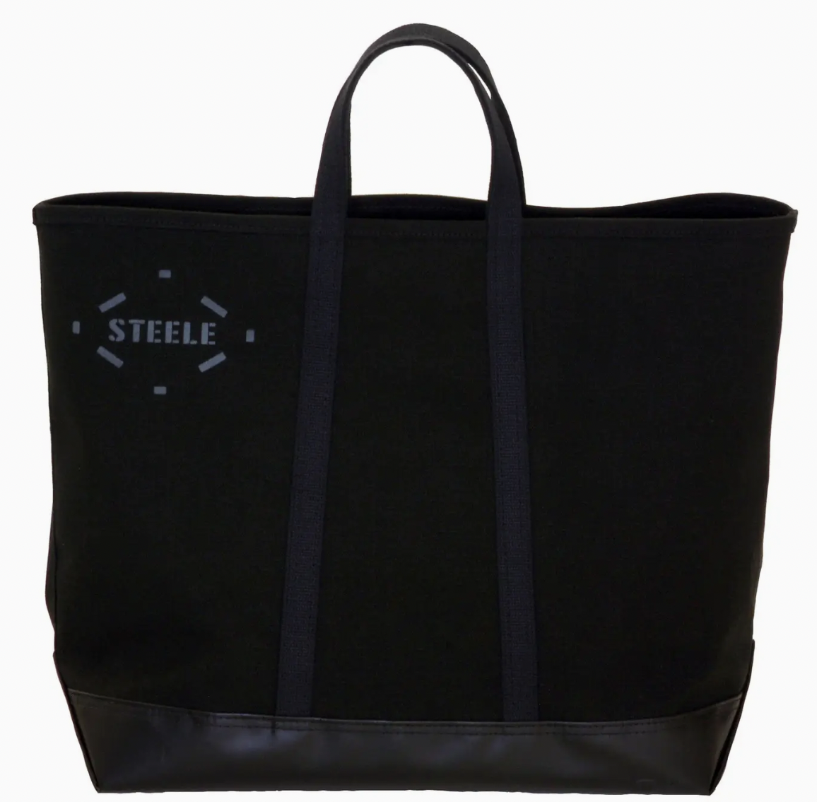 Black Canvas Tote Bag Medium