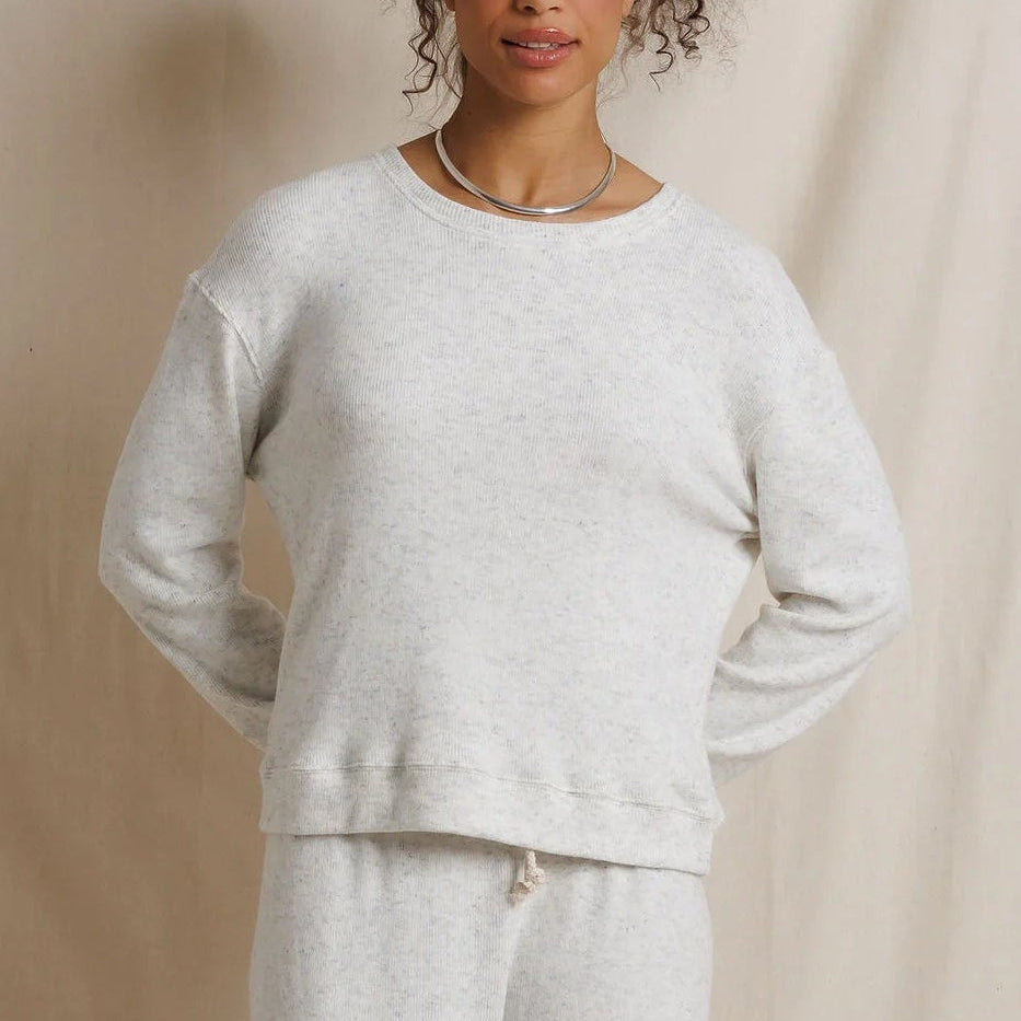 Brinley Brush Cotton Sweatshirt