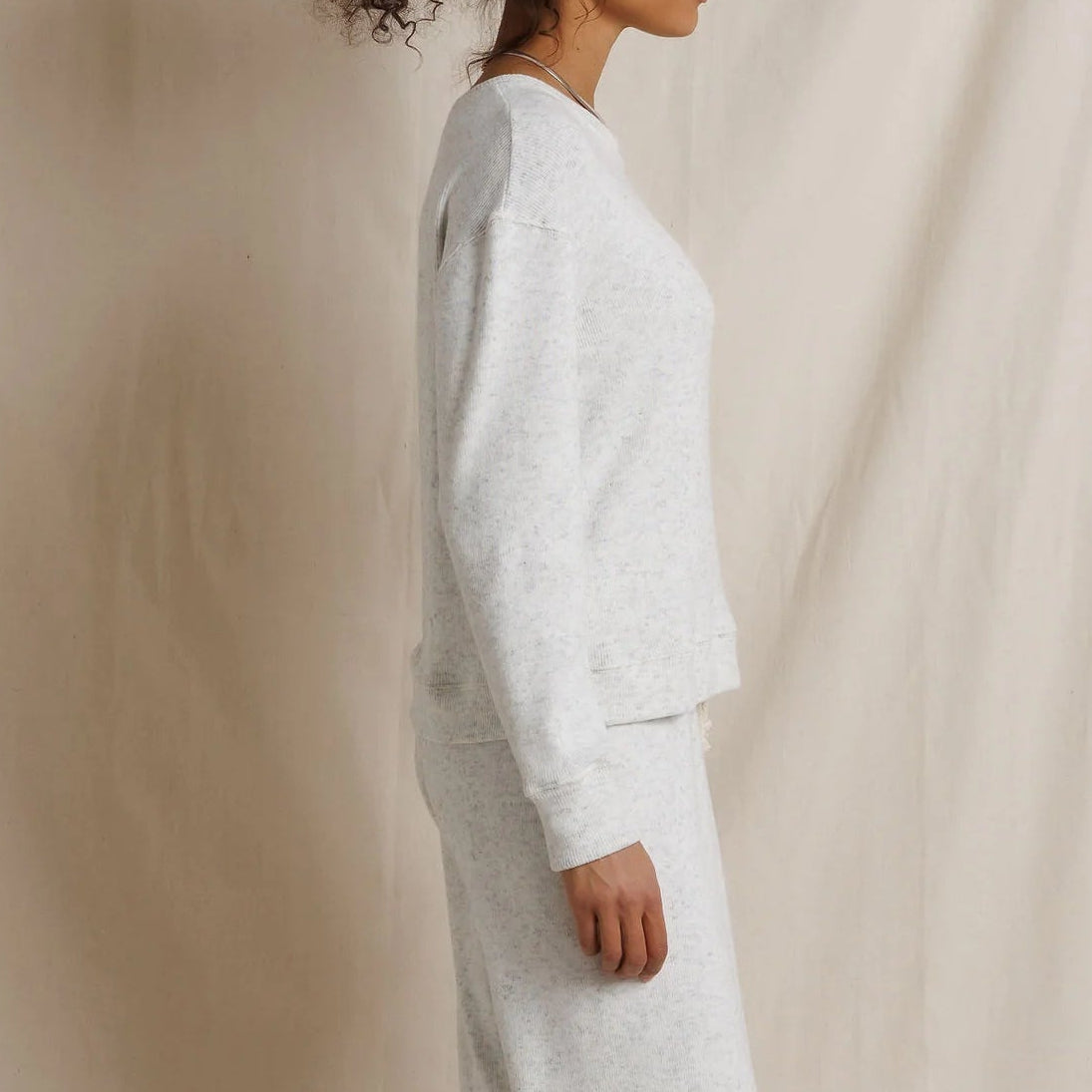 Brinley Brush Cotton Sweatshirt