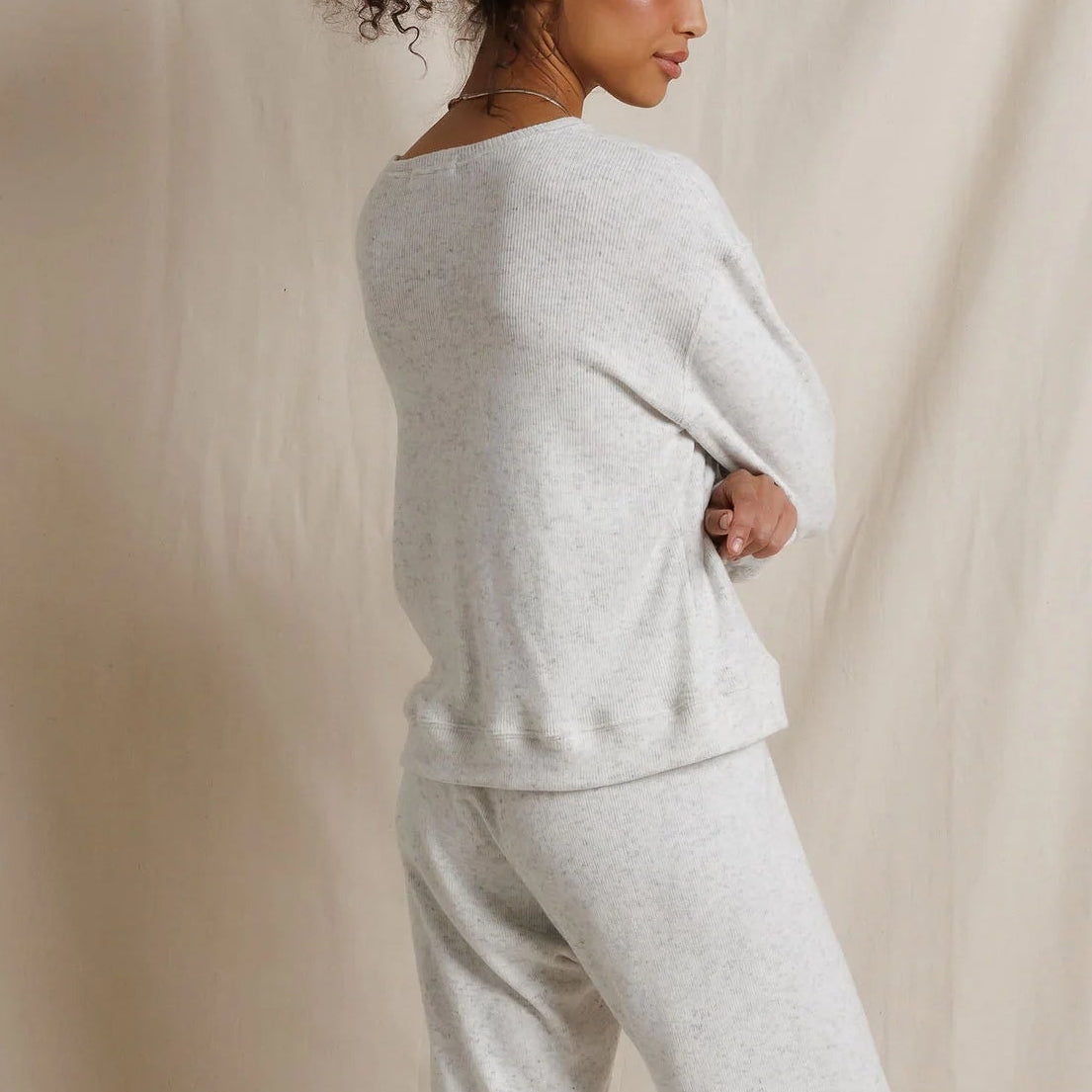 Brinley Brush Cotton Sweatshirt