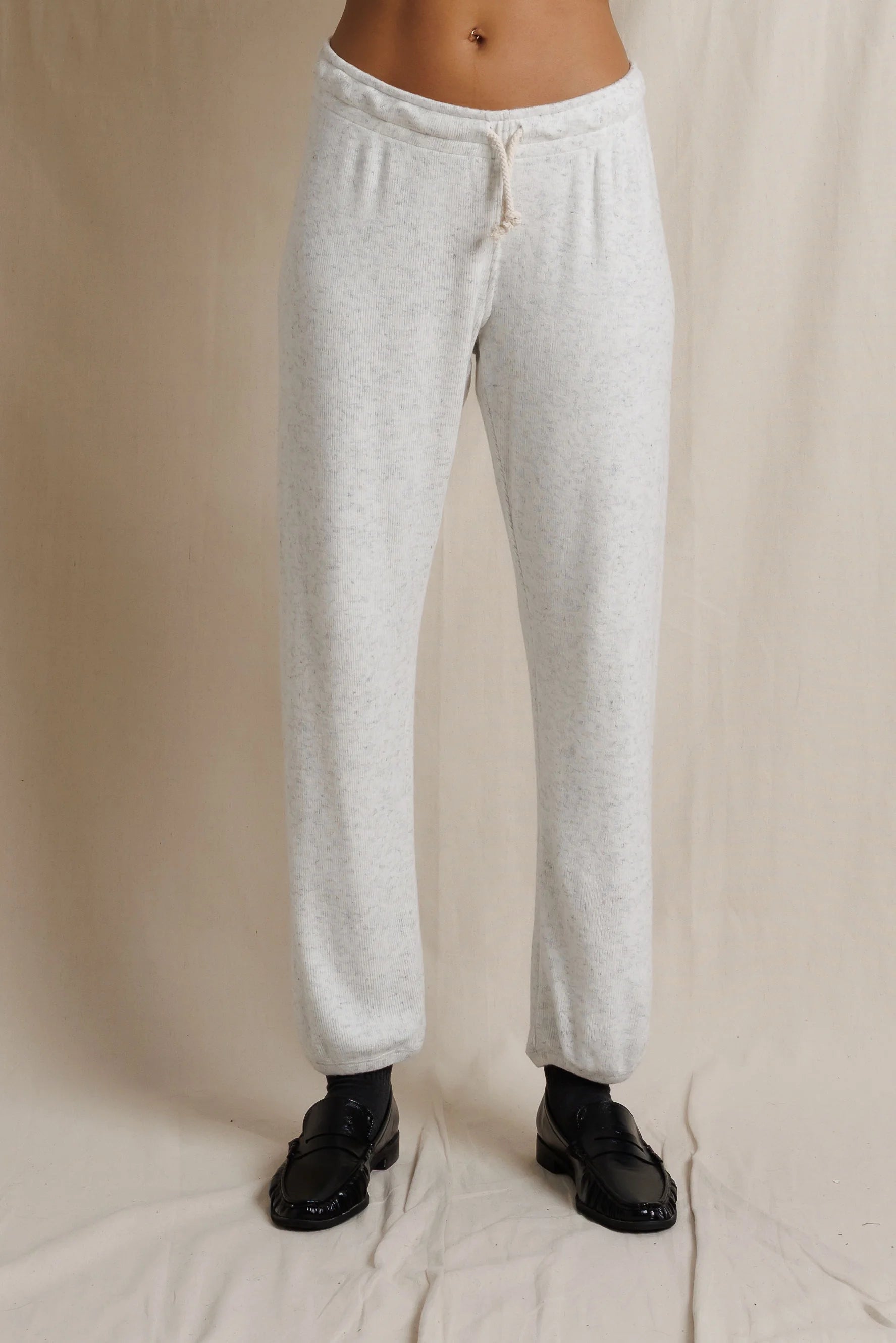 Brynn Brushed Cotton Sweatpant Ash