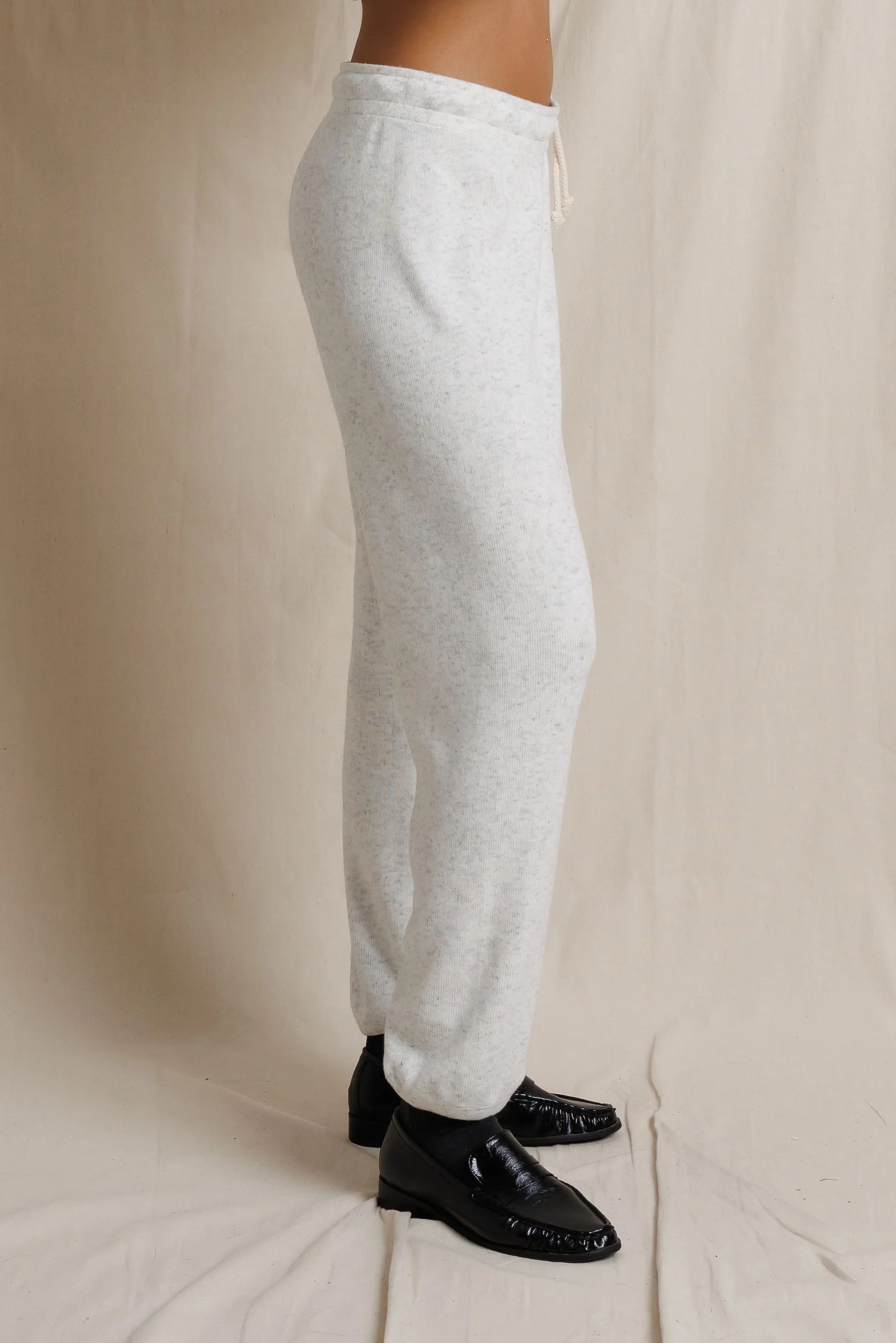 Brynn Brushed Cotton Sweatpant Ash