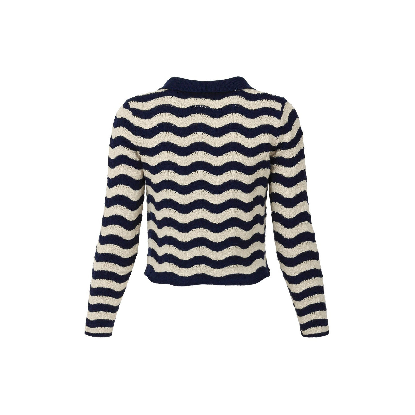 Jasmine Stripe Sweater Navy