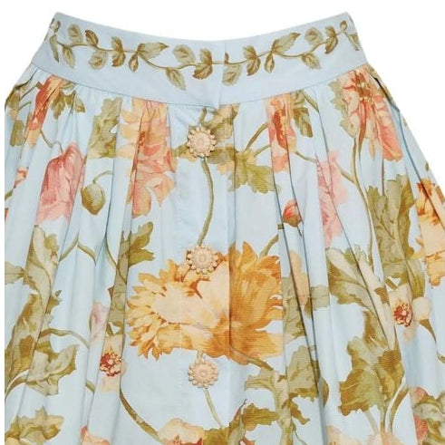Betty Mini Skirt Lockwood Flora Sky