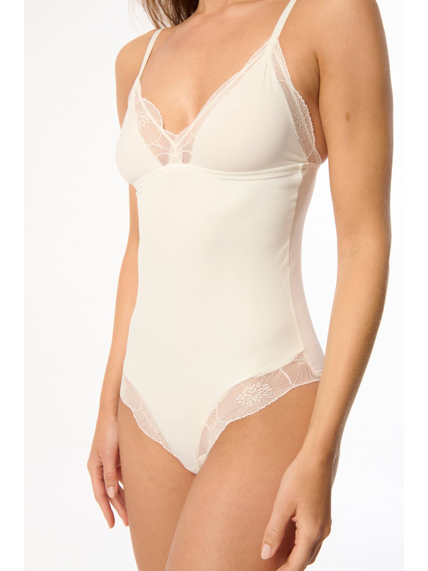 Anemone Soft Triangle Bodysuit Ivory