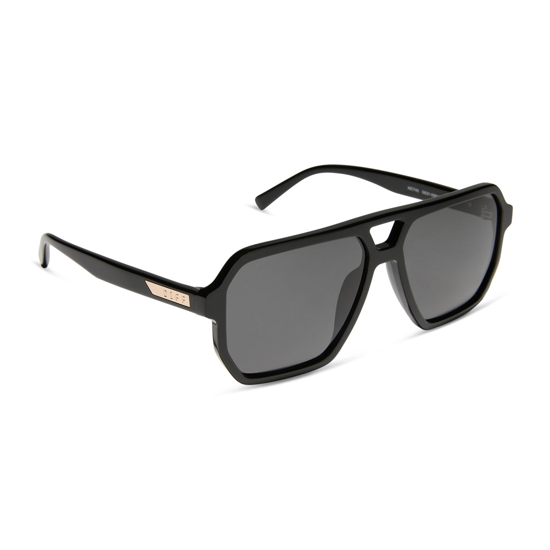 Cameron Black + Grey Polarized Sunglasses