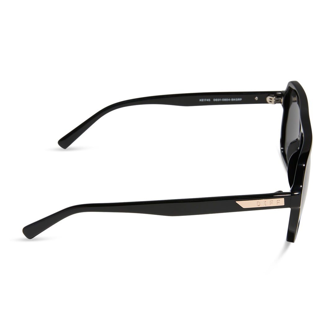 Cameron Black + Grey Polarized Sunglasses