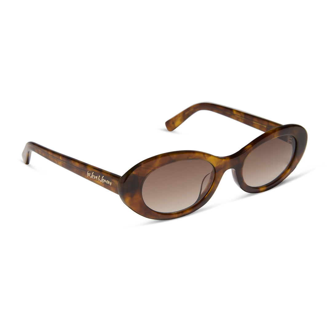 Sabrina Honey Tort Brown Gradient Sunglass