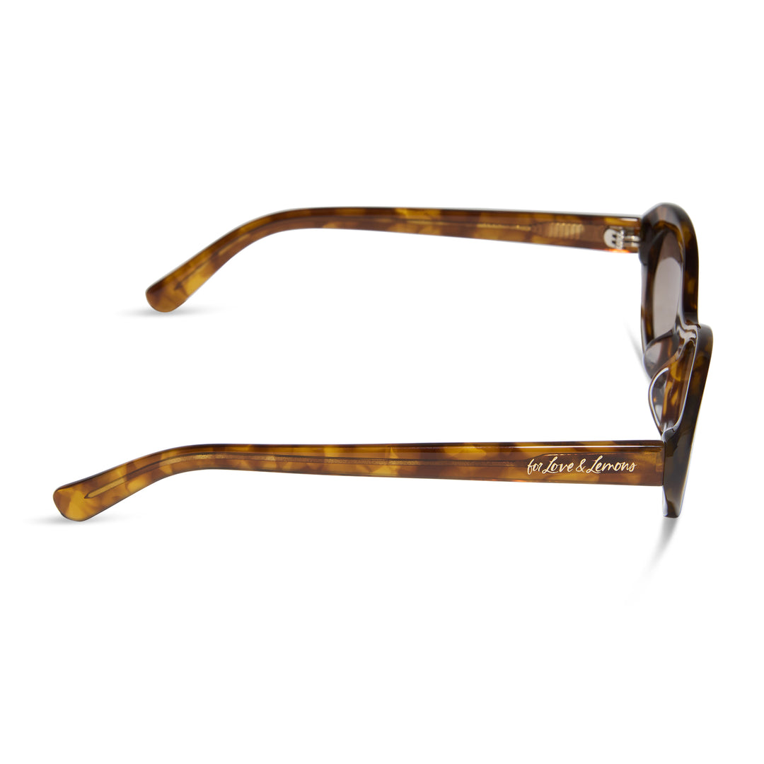 Sabrina Honey Tort Brown Gradient Sunglass