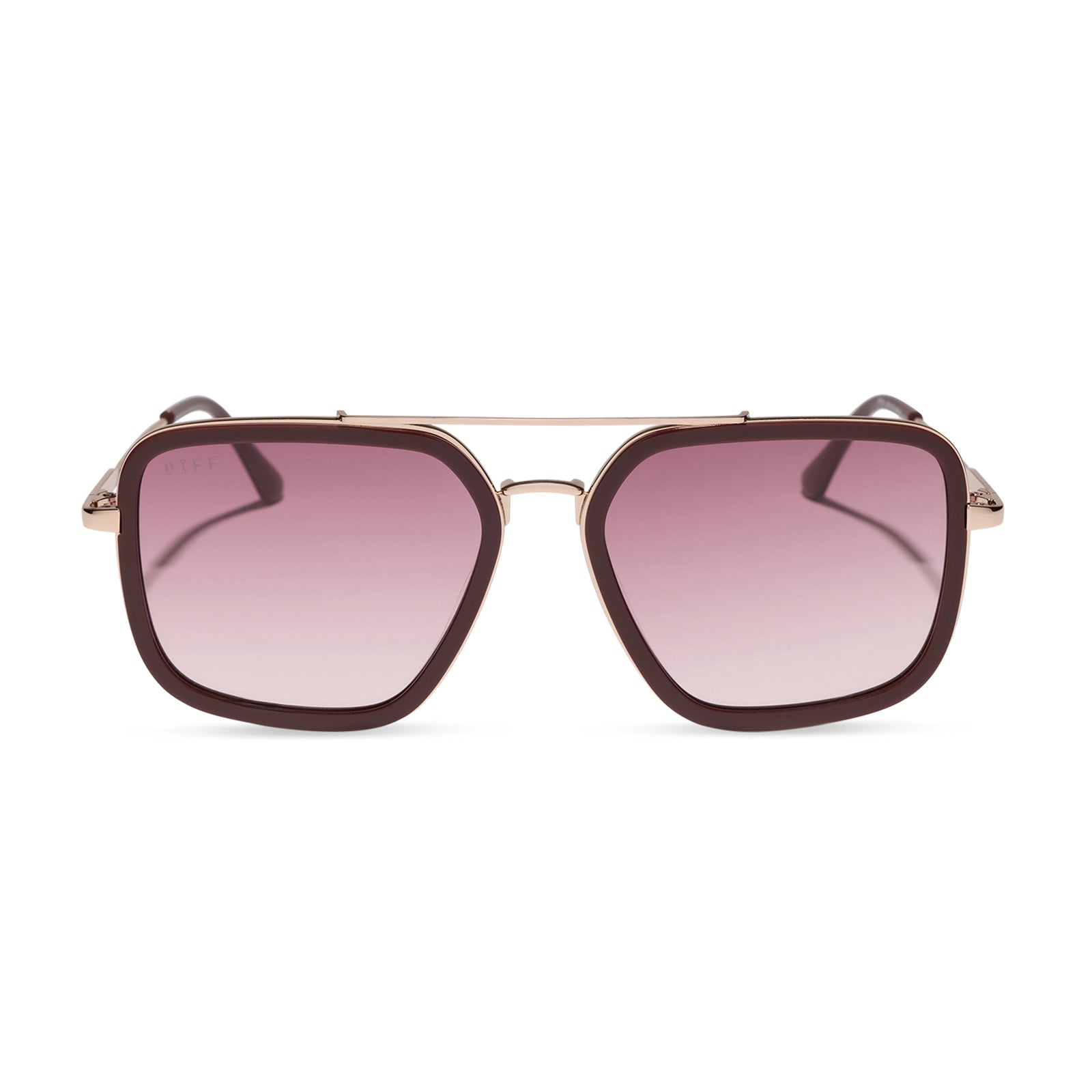 Jordan Rugby Red Burgundy Gradient Sunglasses