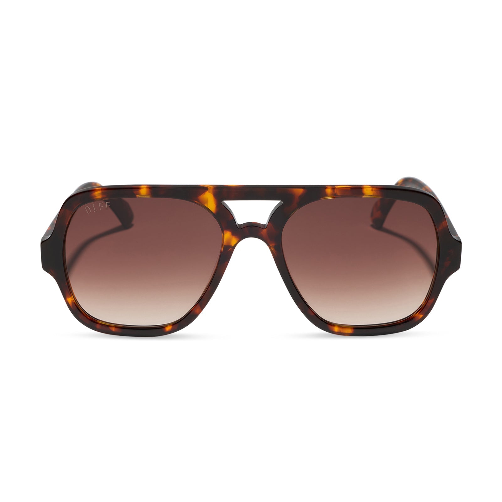 Layton Rich Tortoise Brown Gradient Sunglasses