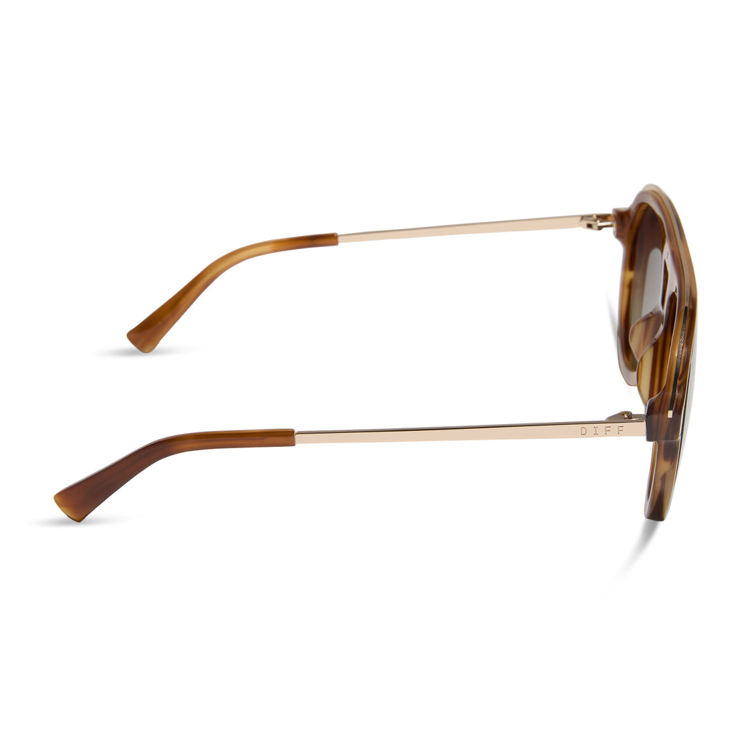 Tosca IlI Tawny Tortoise + Brown Gradient Glasses