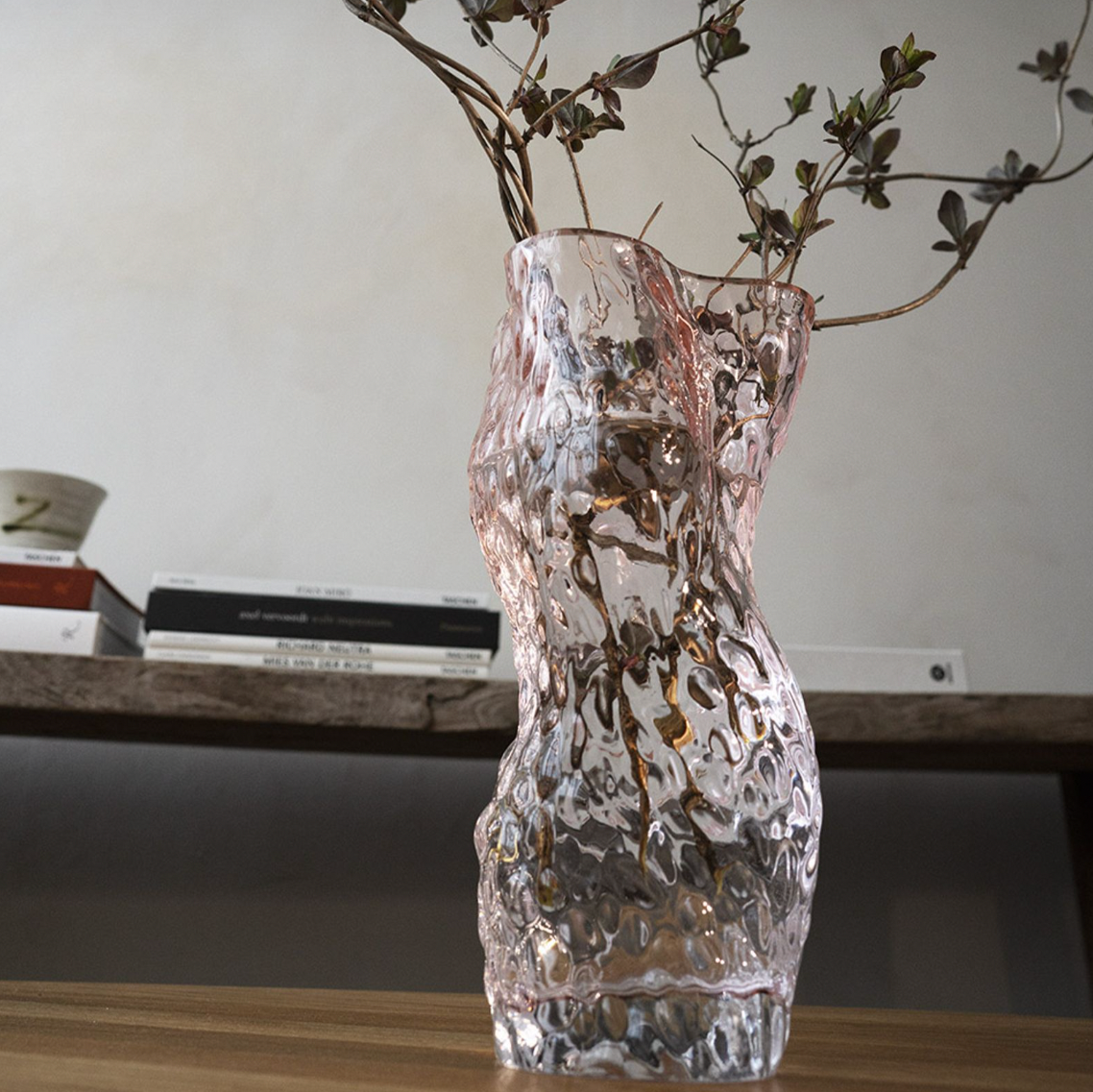 Ostrea Rock Glass Vase