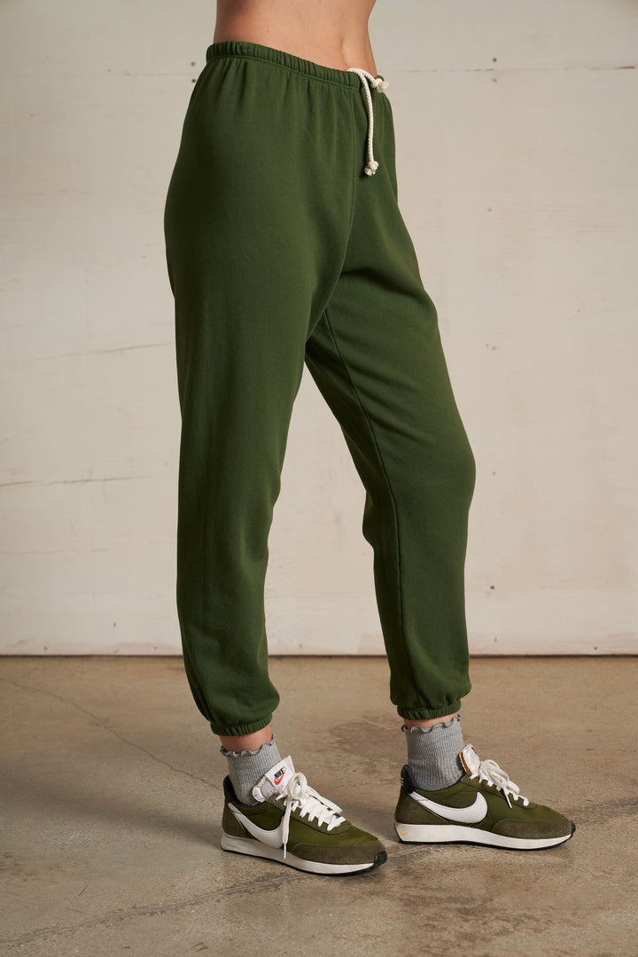 Johnny French Terry Sweatpant Fern Green