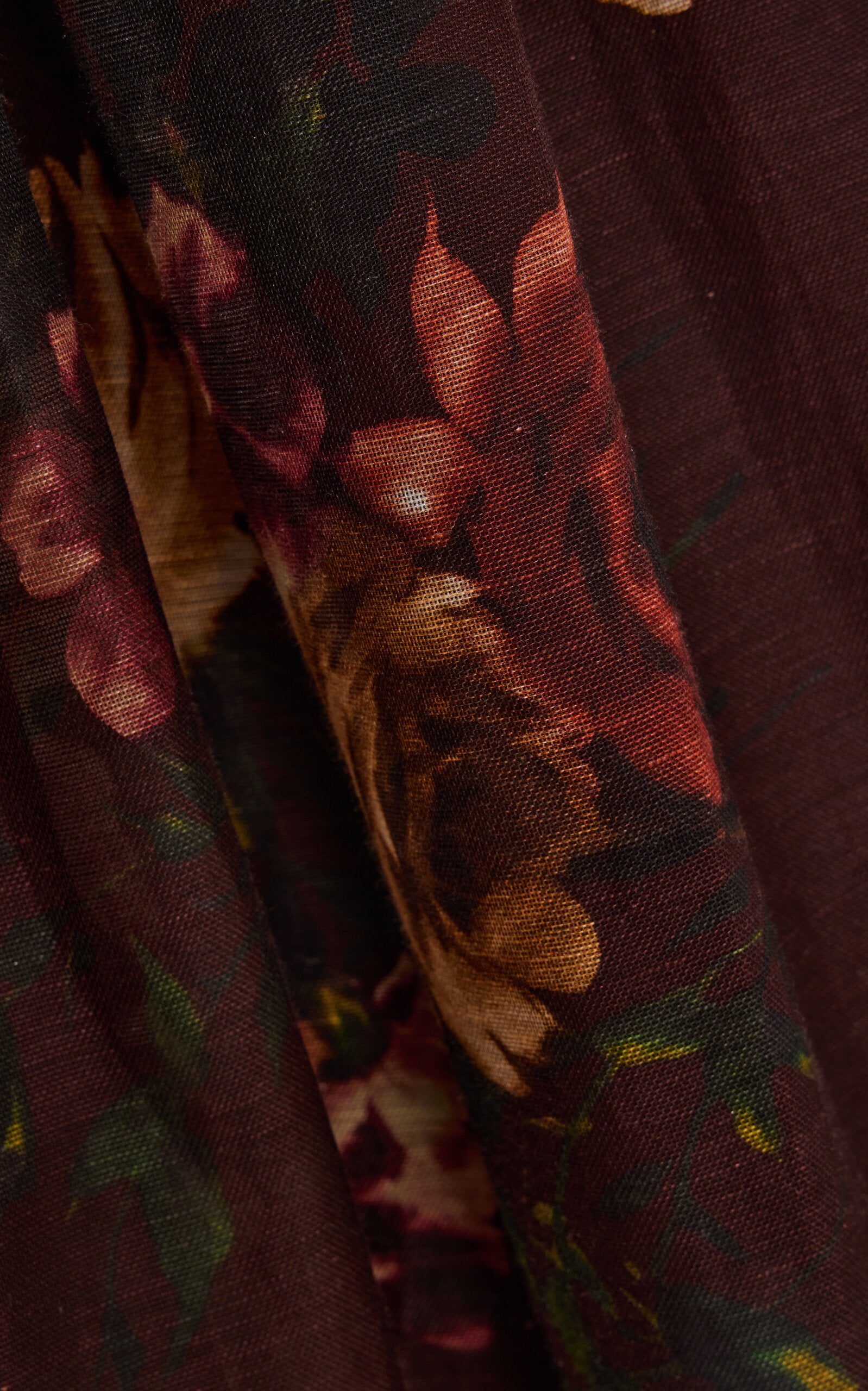Phoebe Midi Dress Ariana Flora Merlot
