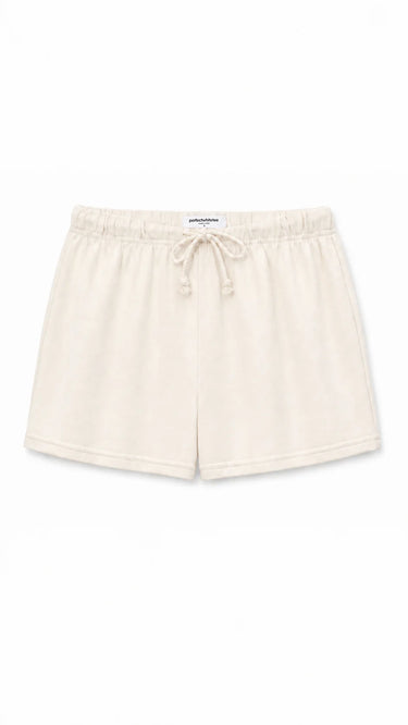 Layla French Terry Shorts Bright Ivory