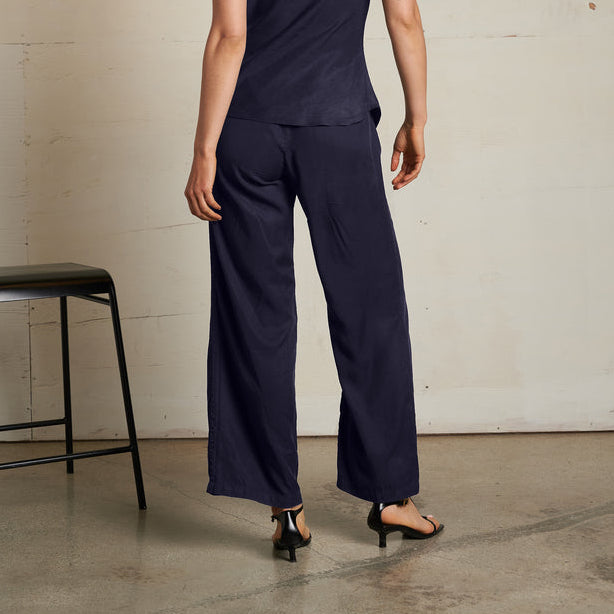 Hana Tencel Pants Navy