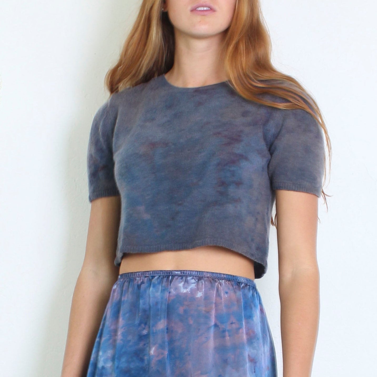 Ballerina Short Sleeve Pullover Blue Wash