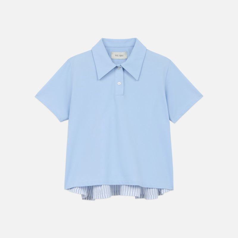 The Media Polo Pale Blue