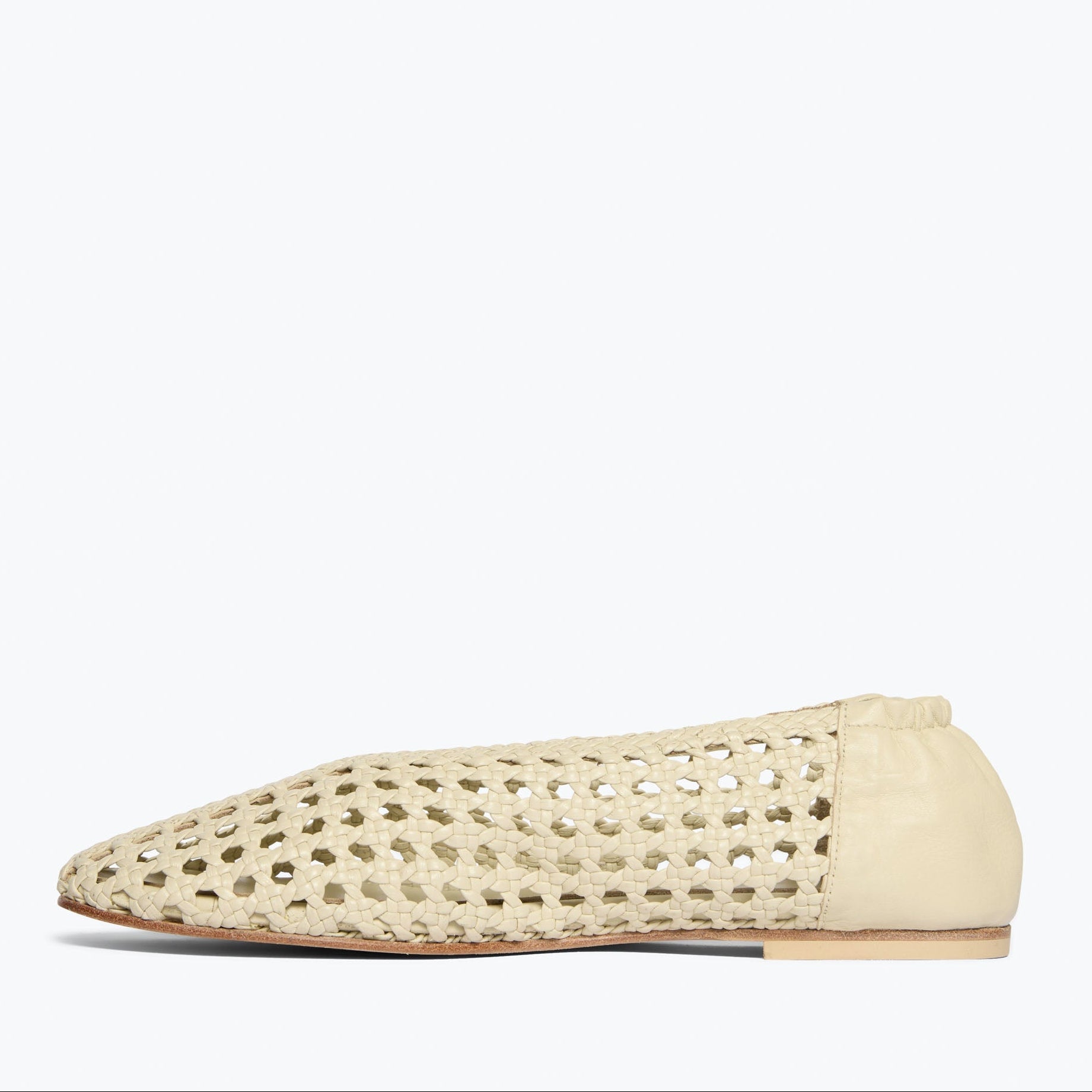 Riley Shoe Vanilla Woven Calf