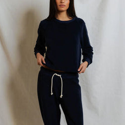 Saylor Terry Sweatshirt Navy '26