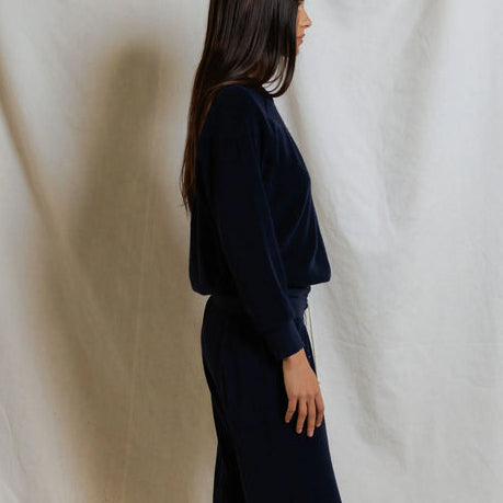 Saylor Terry Sweatshirt Navy '26