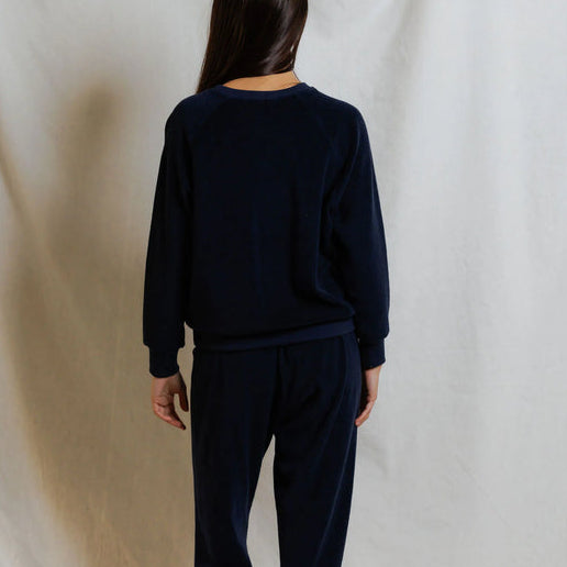 Saylor Terry Sweatshirt Navy '26