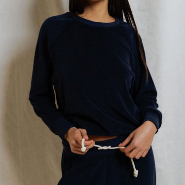 Saylor Terry Sweatshirt Navy '26