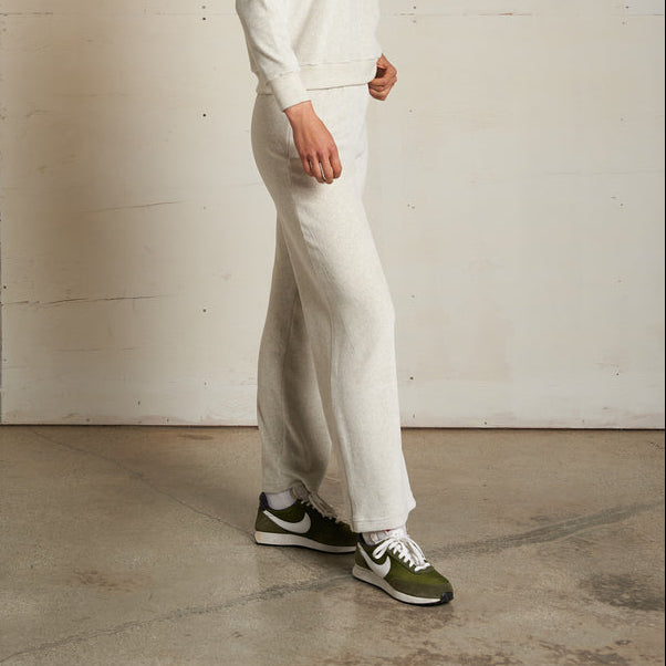 Alex Velour Pant Oatmeal