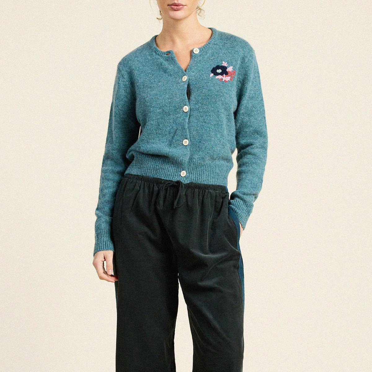 Teagan Cardigan Teal
