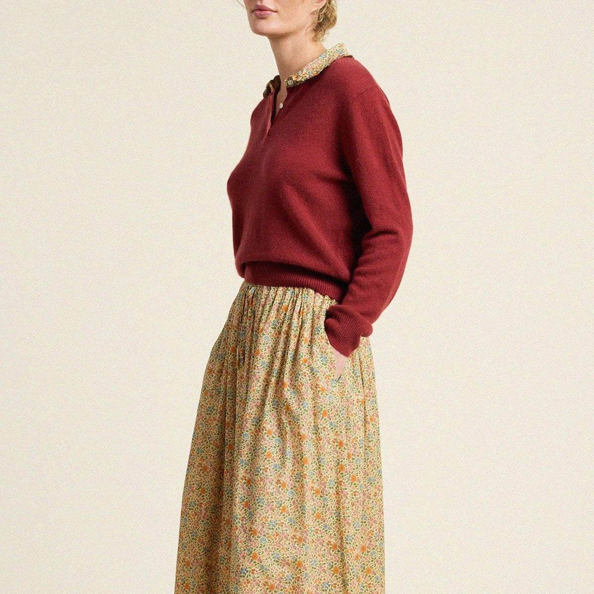 Clementine Sweater Pink/Red