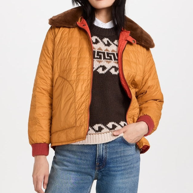 The Reversible Puffer Poppy & Amber