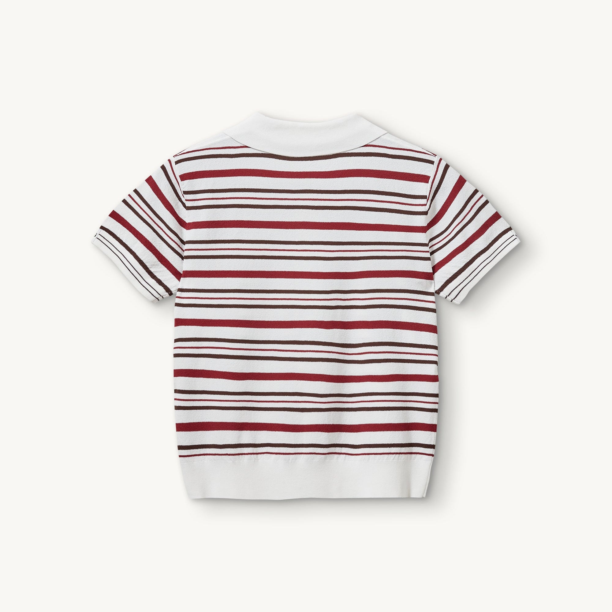 Madison Button Polo Vino