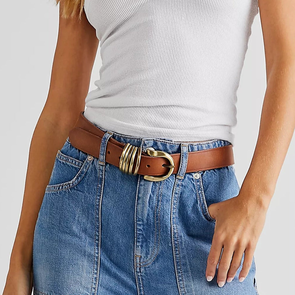 Rori Leather Belt Cognac