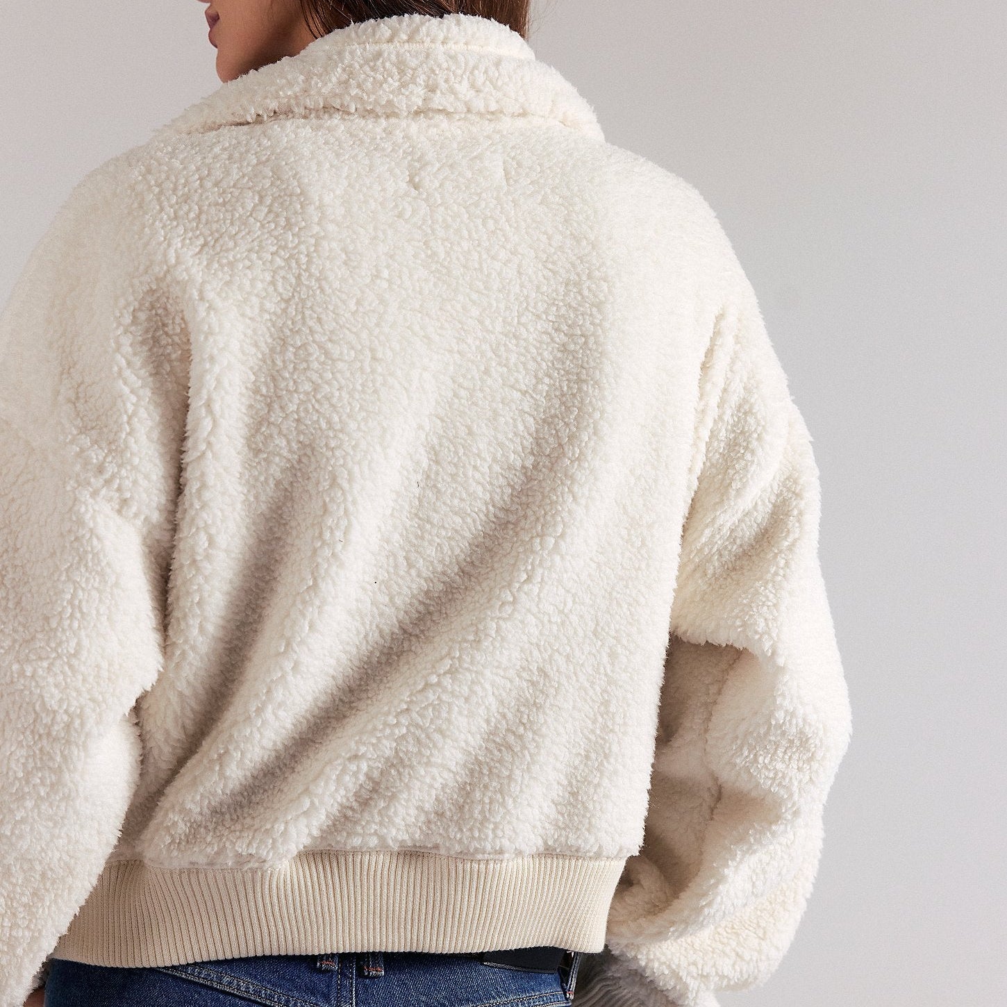 Alpine Sherpa Cardi White Swan