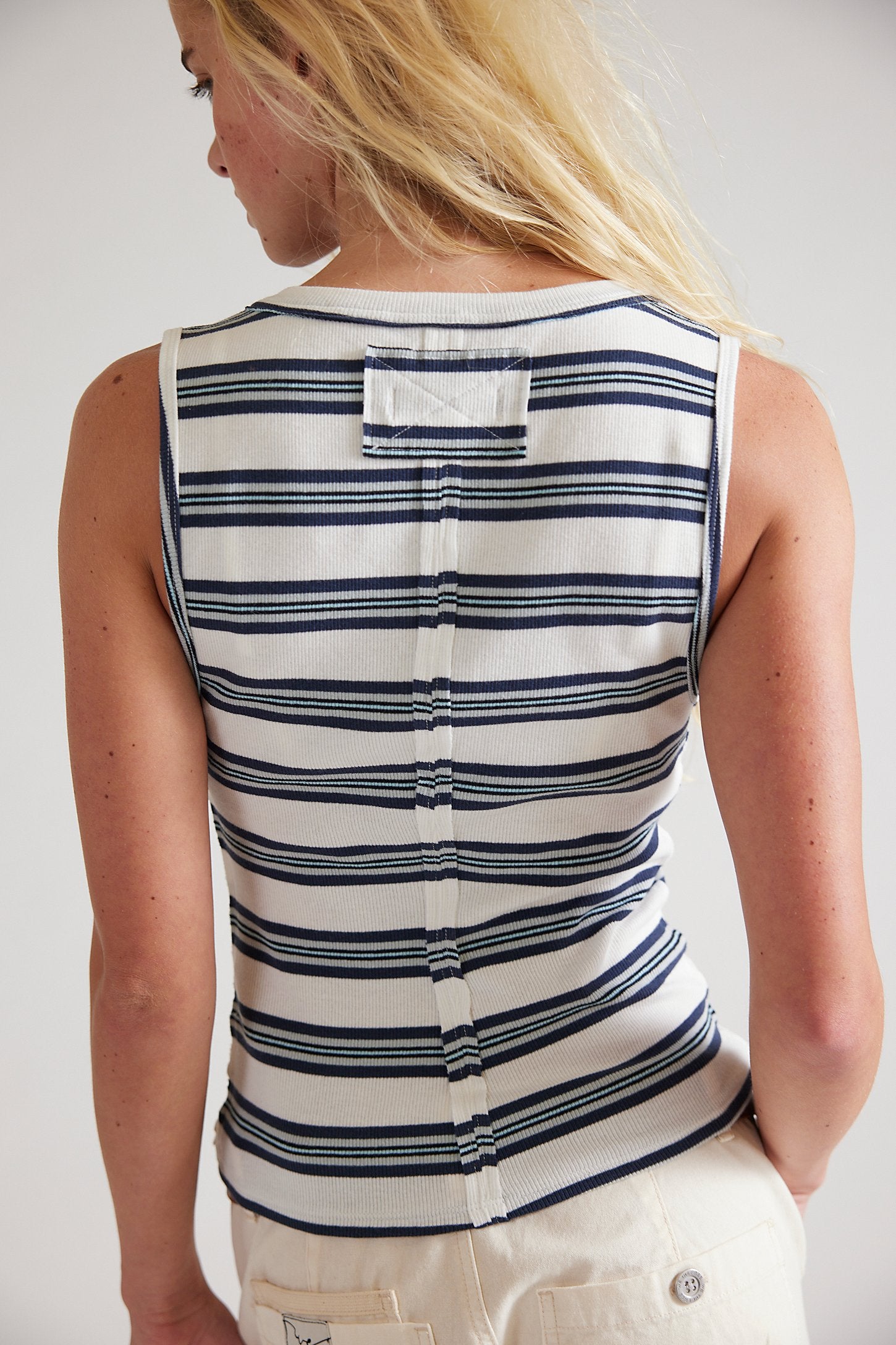 Jamie Henley Stripe White Combo
