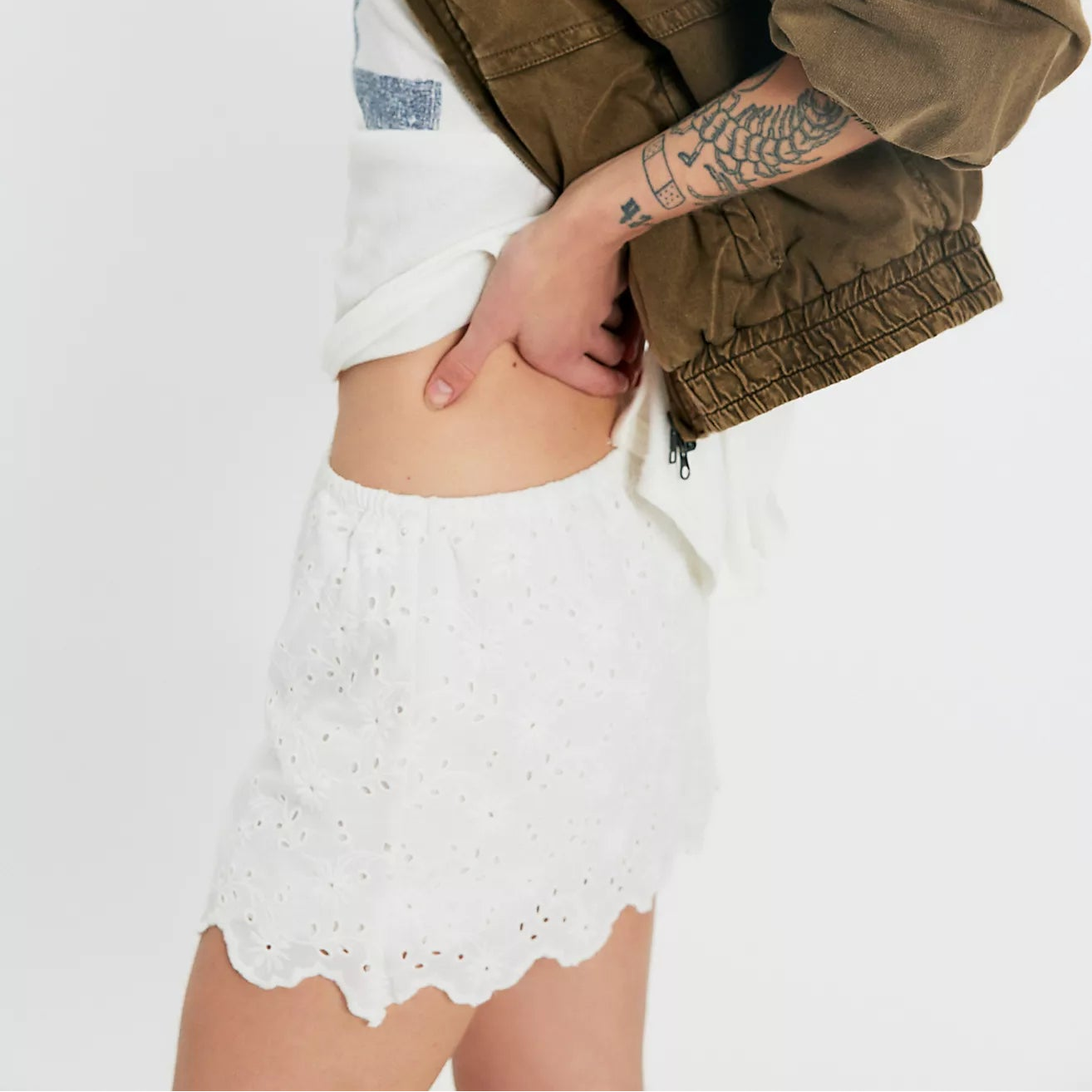 Eyes On You Skort Ivory