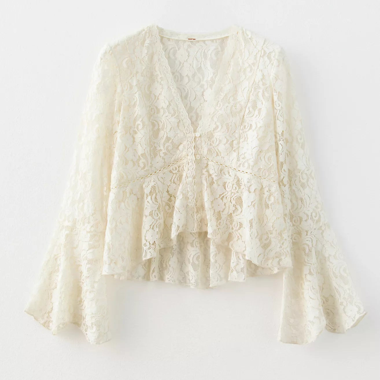 Whispering Love Lace Top Tofu