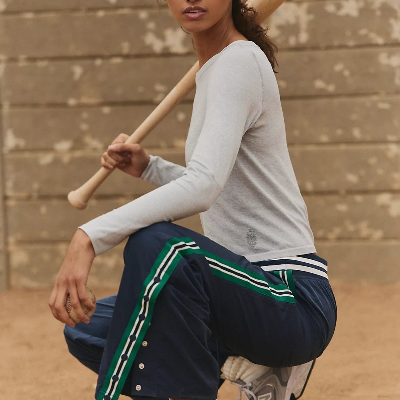 Bittersweet L/Slv Heather Grey