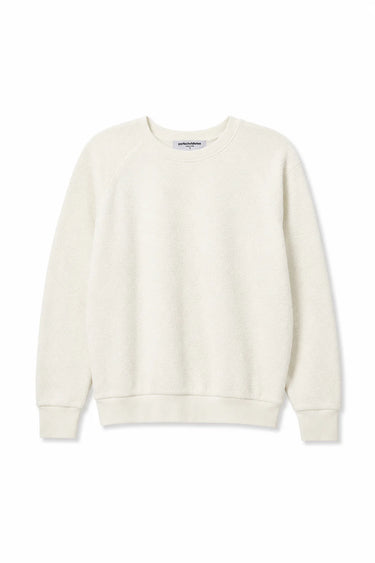 Ziggy Inside Out Fleece Crew Bright Ivory