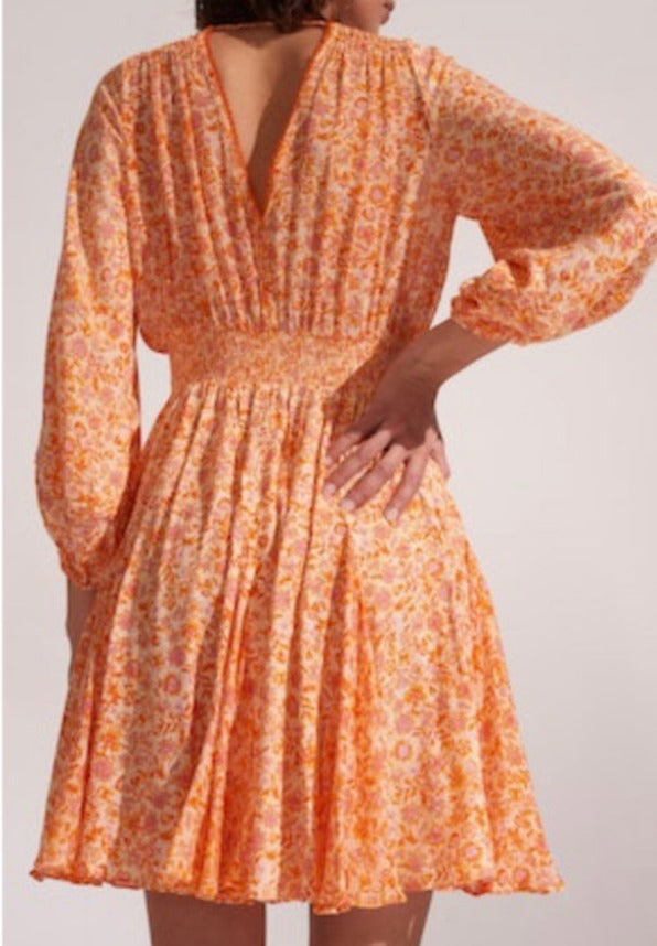 Anabelle Mini Dress Orange Mayflower
